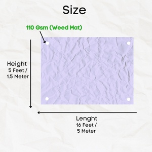 Toile de paillage en polypropylène (PP) écologique et robuste pour aménagement paysager, avec services de découpe et de dessin - Product Image 2