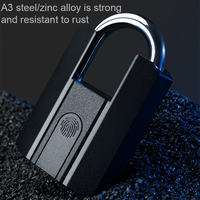Déverrouillage par application Cadenas intelligents étanches IP67 avec empreintes digitales pour armoire à vélo et utilisation en extérieur