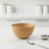 Bol à riz jetable le plus vendu, sans BPA, écologique, biodégradable, compatible lave-vaisselle, pour restaurant, service de cuisine, ensemble de bols à soupe