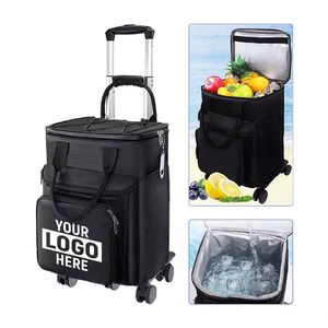 Sac isotherme à roulettes tendance et étanche pour la plage, la randonnée, le camping, les voyages, les pique-niques et la voiture - Product Image 2
