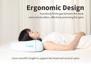 Gối Ngủ Cao Su Non Chỉnh Hình Chống Ngáy ĐốT SốNg Cổ Hình Đám Mây Mẫ<span class=keywords><strong>u</strong></span> Miễn Phí Tùy Chỉnh Nhà Máy Gối Ngủ Giảm Đau Cổ - Product Image 6