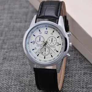Heren Lederen Analoge Quartz Horloges Blue Ray Horloge 2021 Mannen Top Brand Luxe Casual Horloges
