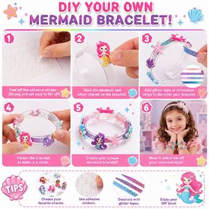 Assorted Girls DIY Headband Set Hair <b>Clips</b> Pins <b>Bow</b> Ribbon Gem Sticker Craft Activity Holiday Favor Supplier Box - Product Image 3