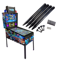 Kit de pièces pour machine d'arcade à monnayeur pour jeu de flippers, 1 à 4 joueurs, avec prise britannique