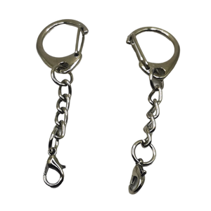 Llavero Haokea de aleación de zinc con forma de D pequeña 302, llavero de acero inoxidable con forma de D para llaves de coche - Product Image 4