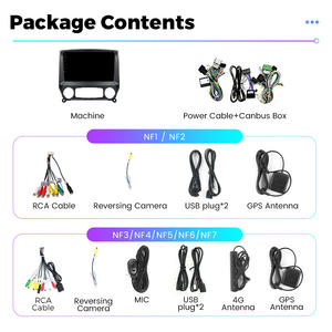 NaviFly NF, écran tactile Android le plus récent, Car Play 10 pouces pour Chevrolet Silverado GMC <span class=keywords><strong>Sierra</strong></span> 2014-2018 avec prise en charge RDS - Product Image 6