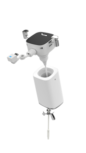 Sistema de alarma de teléfono móvil antirrobo de doble garra Tornillo inferior con mariposa para tuerca - Product Image 3