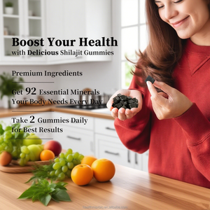 Özel etiket saf himalaya Shilajit Gummies şekersiz ashashandha <span class=keywords><strong>Gokshura</strong></span> 3000mg Shilajit reçine Shilajit Gummies - Product Image 3