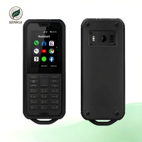 Teléfono Móvil Resistente 800, Teléfono Celular con Barra, No Smartphone, Doble SIM, Radio FM, 2100mAh, Linterna LED, Botones Grandes