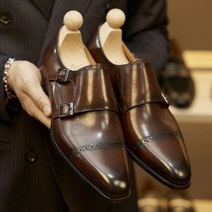 Chaussures Munk de Haute Qualité à Lacets, Bout Pointu, Antidérapantes, Respirantes, Légères, Motif Patchwork, Décontractées et Habillées pour Hommes - Product Image 1