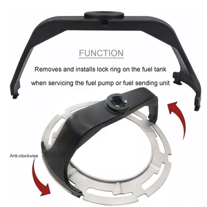 مفتاح ربط حلقي لخزان الوقود أداة إزالة حلقة مضخة الوقود لسيارة بي إم دبليو بنز فولفو جيب فورد كرايسلر دودج شيفي أوم - Product Image 4