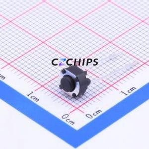 KAN0652-0431B Tactile Switch Through hole Component (THT) Switch Single Pole Single Throw Round Button Through Hole 6mm - Product Image 1