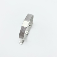 Bracelets de mode en caoutchouc souple pour hommes et femmes, barre en acier inoxydable