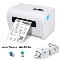 Printer Label Termal Printer Label Pengiriman Termal Pembuat Stiker Barcode 4*6 Printer Termal USB POS untuk Logistik