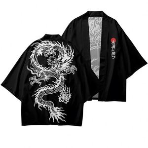 Manteau Ouvert <span class=keywords><strong>Kimono</strong></span> Traditionnel Homme Style <span class=keywords><strong>Japonais</strong></span> à Motif Dragon, Plusieurs Types, <span class=keywords><strong>Kimono</strong></span> Anime - Product Image 2