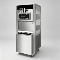 Commerciële fabrikant van softijsmachines, softijsmachine voor op het aanrecht, kleine softijsmachine