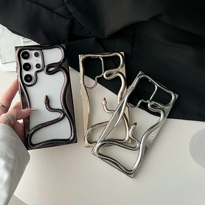 Phong Cách Mới Matte Mạ Điện Tản Nhiệt Funda Trường Hợp Điện Thoại 3D Hollow Rắn Điện Thoại Di Động Cho Iphone 17 16 15 Pro Max 14 13 - Product Image 6