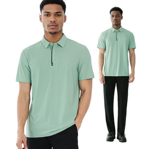New Arrival Men Polo <b>Shirt</b> Athletic Fit Custom Embossed Pattern Fade Resistant Sweat Resistant Team Uniform Polo - Product Image 2