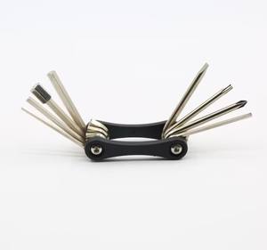 Vente flash : Mini kit d'outils de réparation de vélo pliable en acier, outils multifonctions portables, équipement d'<span class=keywords><strong>entretien</strong></span> pour vélo de route et <span class=keywords><strong>VTT</strong></span>, non - Product Image 1