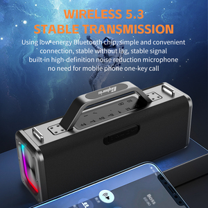 Cyboris X12 200W深低音低音炮扬声器便携式带朗德声音直播带卡拉ok麦克风户外派对 - Product Image 5