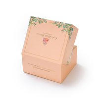 Carton plat pliant Cookie Sweet Box emballage impression personnalisée expédition fête Dessert beignet boîte de papier