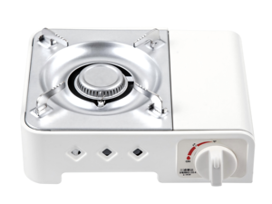 Cuisinière à gaz portable mini cassette avec dispositif de sécurité à valve magnétique pour camping, camping-car, hôtel, cuisinière à gaz butane pliable - Product Image 2