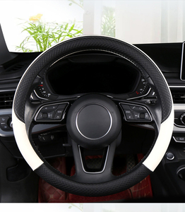 Housse de <span class=keywords><strong>volant</strong></span> antidérapante en cuir gaufré pour camion, protection de <span class=keywords><strong>volant</strong></span>, style tendance, seulement <span class=keywords><strong>42</strong></span> <span class=keywords><strong>cm</strong></span> (16,53 pouces) - Product Image 2
