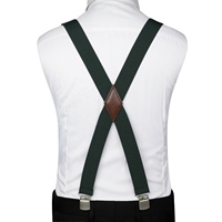 3.5CM hommes X Sharp solide mat Design bureau haut vers le bas suspendu éclairage chemise bretelles ceinture