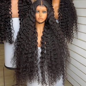 Perruque Lace Front Ondulée Bouclée Blond Clair Naturel avec Mèches, Transparente 13x6, Cheveux Remy Longs pour Femme – Vente en Gros - Product Image 1