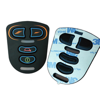 Joystick de fauteuil roulant électrique coloré de haute qualité, clavier en silicone, bouton-poussoir en caoutchouc laser VSI pour fauteuil roulant électrique