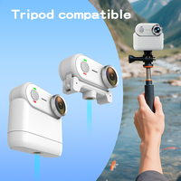 Vente en gros vidéo 4K Wifi Mini caméra de collier de surveillance intelligente sans fil étanche résistante aux chutes pour animaux de compagnie