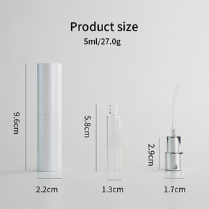 5ml Chai thủy tinh cho nước hoa với nắp từ bơm lại sang trọng rỗng 5ml chai nước hoa với hộp - Product Image 5