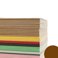 Cahier à spirales en papier kraft, 30 feuilles, personnalisable, possibilité d'imprimer un logo, ligné, A5/B5, cahier d'étudiant