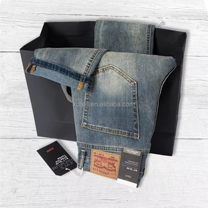 Jeans de Hombre de Marca, al por Mayor, Nueva Moda, Diseño Personalizado, Logotipo Personalizado, Estilo Casual de Negocios, Serie Denim, Ropa de Trabajo, Tallas Grandes - Product Image 5