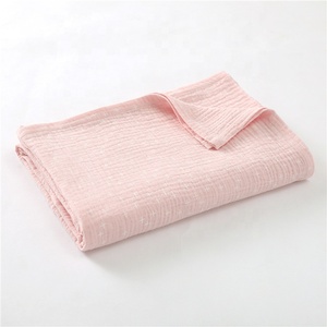 Plain Dyed Organic Cotton Muslin Swaddle <strong>Blanket</strong> Baby Swaddle <strong>Wrap</strong>, Baby <strong>Wraps</strong> - Product Image 6