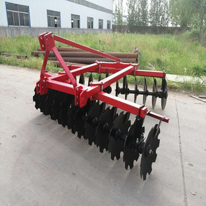 Disc Harrow 3 <b>Row</b> Heavy Duty Farm Cultivator For 70 Hp Tractor Agricultural <b>Machinery</b> Red High Productivity - Product Image 2