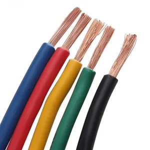 Usine directe UL1581 20awg 22awg 24awg câble de fil électronique en cuivre toronné isolé en PVC à un noyau