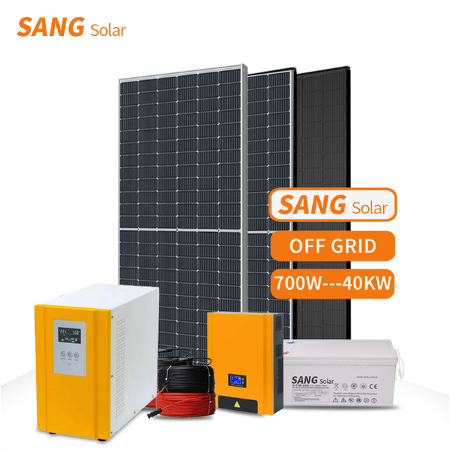 2022 New Craft off Grid Mini Solar Energy System off Grid Type 4kw 5kw 6kw Home Use Solar Power Systemfor Blackout Area