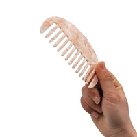 Brosse à cheveux personnalisée avec peigne en acétate, outils de coiffure populaires, 1 pièce