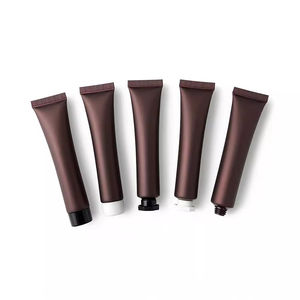 Envase de 20 ml, Tubo de Plástico Suave Reciclable, Color Marrón Mate, para Lápiz Labial y Cosméticos, con Tapa de Rosca - Product Image 1