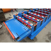 Nuova Macchina Automatica per la Formatura di Pannelli per Tetti in Tegole Smaltate 840, per la Produzione di Lamiere Metalliche per Coperture, Spessore 0.3-0.8mm, 380V