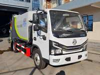 Camion Compacteur Mini-Ordureuse Neuf 6m³ Véhicule Diesel de Transfert de Déchets 4x2 Automatique avec Moteur et Boîte de Vitesses Incluses