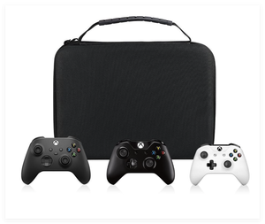 Estuche Rígido de EVA para Dos Controles, Compatible con Microsoft Xbox XSX/One y <span class=keywords><strong>PS4</strong></span> 5 <span class=keywords><strong>DualSense</strong></span>, Organizador Portátil Doble para Controles de Juego - Product Image 3