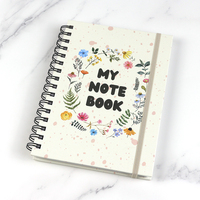 Carnet de Notes Papier Planificateur Quotidien de Luxe Personnalisé à Double Spirale de Haute Qualité avec Impression Écologique