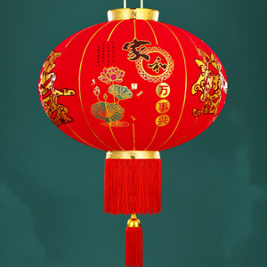 Tết âm lịch đèn lồng lớn lụa đỏ cho lễ hội mùa xuân Đèn lồng treo tường Truyền Thống Trung Quốc quá khổ - Product Image 3