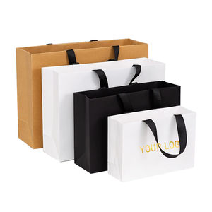 Sacs cadeaux en papier de luxe imprimés sur mesure - Sacs de shopping de marque haut de gamme avec poignées torsadées pour les ouvertures de magasins - Product Image 1