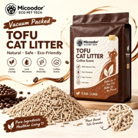 Litière pour chat en tofu Micoodor en gros, OEM ODM pour les acheteurs mondiaux