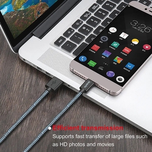 <span class=keywords><strong>USB</strong></span>-C 1m 2M nhanh sạc cáp 3A đồng nguyên chất với giấy chứng nhận CE Tương thích iPhone Android cho máy tính máy ảnh <span class=keywords><strong>IOS</strong></span> thiết bị - Product Image 6