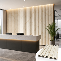 Panneaux muraux WPC personnalisés protégés contre les UV, panneaux muraux en composite bois-plastique pour terrasse extérieure, balcon, hôtel, jardin, maison