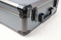 Boîte à outils en alliage d'aluminium Lucky, valise pour instruments, résistante aux chocs, étui de sécurité, étui pour appareil photo avec mousse